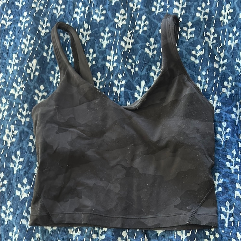 Black Camouflage Women's Align Tank